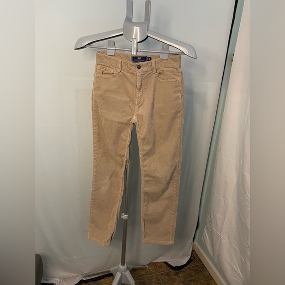 Vineyard Vines size 12 kids tan corduroys great condition - Picture 1 of 6